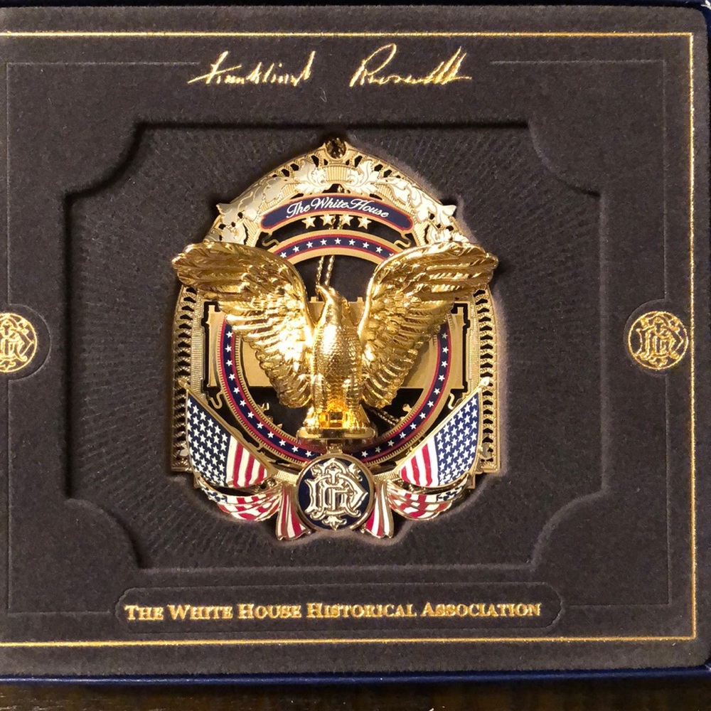 FDR White House Historical Christmas Ornament
